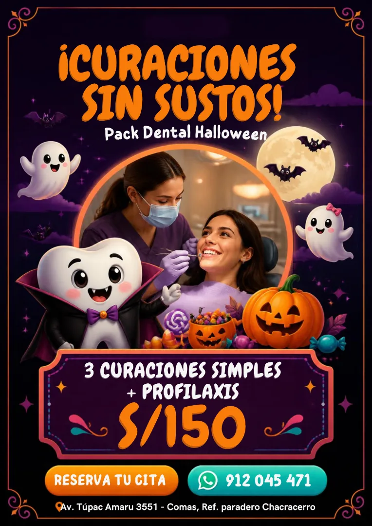 ¡Curaciones sin sustos! Pack Dental Halloween